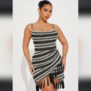 Fashion Nova Bali Mami Crochet Mini Dress